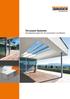 Terrassen-Systeme Komplettlösungen für Terrassendach und Balkon