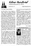 Kölner Rundbrief. Priesterbruderschaft St. Petrus. Rundbrief Nr. 142 August/September 2013