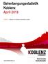 Beherbergungsstatistik Koblenz April 2013