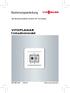 VIESMANN. Bedienungsanleitung. VITOPLANAR Einbauthermostat. Schaltereinbauthermostat mit Touchpad. Bitte aufbewahren!