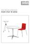 Stühle, Barhocker und Bistrotische meet chair & table