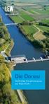 Die Donau. Nachhaltige Energieerzeugung aus Wasserkraft