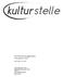 Kommissionsreglement Kulturstelle des VSETH. Fassung Eine Kommission des VSETH CAB E 16 Universitätsstrasse Zürich