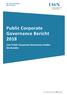 Public Corporate Governance Bericht 2018