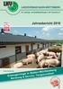 Jahresbericht Schweinemast. Ferkelerzeugung