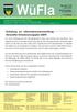 WüFla. Einladung zur Informationsveranstaltung Genereller Entwässerungsplan (GEP)
